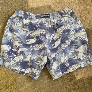 VILEBREQUIN MENS SWIM TRUNKS EMBROIDED